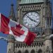 The Canadian flag flies near the Peace tower on Parliament Hill in Ottawa,  Wednesday June 17, 2020.  Canada lost its bid for a coveted seat on the United Nations Security Council. THE CANADIAN PRESS/Adrian Wyld